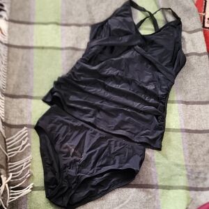 Black and modest Tankini.  2 Piece. Size L. New